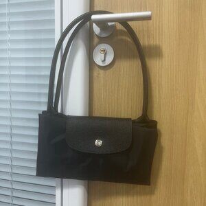 Longchamp Le Pliage Black Tote Shoulder Bag Travel Bag